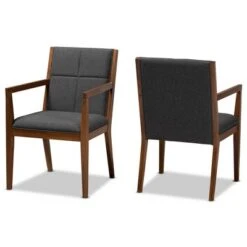 Set Of 2 Theresa Fabric Upholstered Wood Living Room Accent Chair - Baxton Studio 20 Set Of 2 Theresa Fabric Upholstered Wood Living Room Accent Chair - Baxton Studio -Home Furniture Shop-Baxton Studio GUEST 2cc24f6f e13c 41c9 bb54 7935fea5a7dd