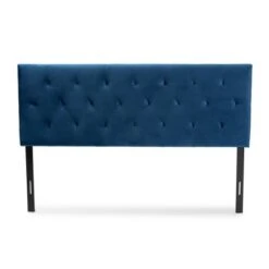 Felix Velvet Fabric Upholstered Headboard - Baxton Studio