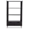 62.4" 2 Drawers Kalien Modern And Contemporary Bookshelf With Display Shelves Espresso Brown - Baxton Studio -Home Furniture Shop-Baxton Studio GUEST 2cf8c4ba cc68 4a62 b3c4 a58657eeedf8