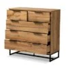 Franklin Wood And Metal 5 Drawer Bedroom Chest Oak/Black - Baxton Studio 2 Franklin Wood And Metal 5 Drawer Bedroom Chest Oak/Black - Baxton Studio -Home Furniture Shop-Baxton Studio GUEST 2d8b9e2c 7fe6 4d6f b119 1a6a3a8a15bc