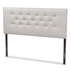 Windsor Modern And Contemporary Fabric Upholstered Headboard Beige - Baxton Studio -Home Furniture Shop-Baxton Studio GUEST 2d8c1390 b175 4cda 8291 c852a25f28a8