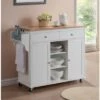 Meryland Modern Kitchen Island Cart White - Baxton Studio 2 Meryland Modern Kitchen Island Cart White - Baxton Studio -Home Furniture Shop-Baxton Studio GUEST 2e2de00b 06f7 409e 83a2 3959ef9e1404