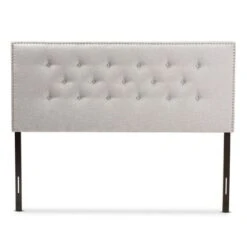 Windsor Modern And Contemporary Fabric Upholstered Headboard Beige - Baxton Studio