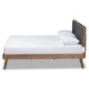 Alke Fabric Upholstered Walnut Finished Platform Bed - Baxton Studio -Home Furniture Shop-Baxton Studio GUEST 2ebcd62f 9db2 4771 bd1f 75df15cfdd65