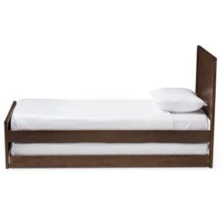 Twin Catalina Modern Classic Mission Style Finished Wood Platform Bed With Trundle - Baxton Studio 18 Twin Catalina Modern Classic Mission Style Finished Wood Platform Bed With Trundle - Baxton Studio -Home Furniture Shop-Baxton Studio GUEST 2f1625e4 41fa 47d9 9204 50648684a9dd
