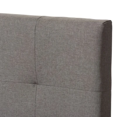 Twin Brookfield Modern And Contemporary Fabric Upholstered Bed - Baxton Studio 5 Twin Brookfield Modern And Contemporary Fabric Upholstered Bed - Baxton Studio - Image 3