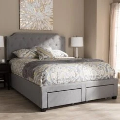 Aubrianne Modern And Contemporary Fabric Upholstered Storage Bed Gray - Baxton Studio 26 Aubrianne Modern And Contemporary Fabric Upholstered Storage Bed Gray - Baxton Studio -Home Furniture Shop-Baxton Studio GUEST 306fce24 7777 4183 9a3d ecc185f3758b