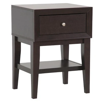 Gaston Modern Accent Table And Nightstand Brown - Baxton Studio 3 Gaston Modern Accent Table And Nightstand Brown - Baxton Studio