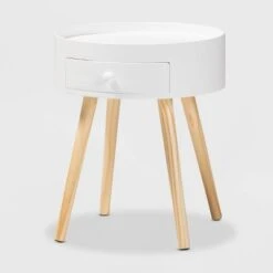 Jessen 1 - Drawer Wood Nightstand - Baxton Studio 19 Jessen 1 - Drawer Wood Nightstand - Baxton Studio -Home Furniture Shop-Baxton Studio GUEST 309c21f5 9e45 4327 9121 f02480b88c87