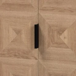 Darien Wood And Metal 2 Door Storage Cabinet Brown/Black - Baxton Studio -Home Furniture Shop-Baxton Studio GUEST 31ea9ac2 8cef 4d72 8491 f0cfcd2462e4