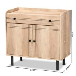 Patterson Wood 2 Door Kitchen Storage Cabinet Oak Brown - Baxton Studio 17 Patterson Wood 2 Door Kitchen Storage Cabinet Oak Brown - Baxton Studio -Home Furniture Shop-Baxton Studio GUEST 31ed5f92 df40 41dd a8f3 e0eb4adc673e