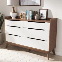 Brighton Mid-Century Modern Wood 6 Drawer Storage Dresser Brown - Baxton Studio 15 Brighton Mid-Century Modern Wood 6 Drawer Storage Dresser Brown - Baxton Studio -Home Furniture Shop-Baxton Studio GUEST 326b2730 cbdb 41c8 b785 641a8974dd4c