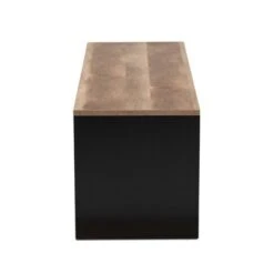 Connell Two-Tone Wood And Metal 2 Door TV Stand For TVs Up To 40" Natural Brown/Black - Baxton Studio 13 Connell Two-Tone Wood And Metal 2 Door TV Stand For TVs Up To 40" Natural Brown/Black - Baxton Studio -Home Furniture Shop-Baxton Studio GUEST 3280a710 0736 4337 84e8 6de44c9b269e