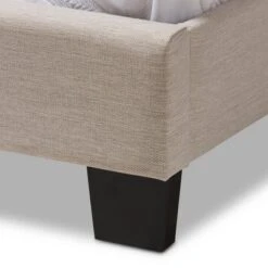 Twin Brookfield Modern And Contemporary Fabric Upholstered Bed Beige - Baxton Studio -Home Furniture Shop-Baxton Studio GUEST 32bd1731 80d0 4137 b639 af51df8ba707