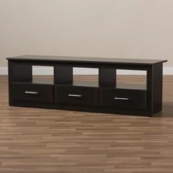 Ryleigh Modern And Contemporary Finished TV Stand For TVs Up To 60" Dark Brown - Baxton Studio 16 Ryleigh Modern And Contemporary Finished TV Stand For TVs Up To 60" Dark Brown - Baxton Studio -Home Furniture Shop-Baxton Studio GUEST 3372384b d5af 49c6 9349 ee5949984fba
