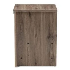Laverne Modern And Contemporary Oak Finished 1 Drawer Nightstand Brown - Baxton Studio -Home Furniture Shop-Baxton Studio GUEST 33830c92 b16d 4b23 a1d3 8707e129070e