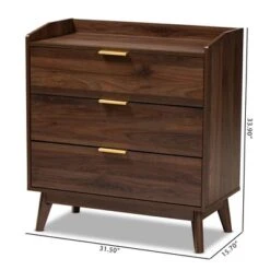 Lena Walnut Chest Brown - Baxton Studio 12 Lena Walnut Chest Brown - Baxton Studio -Home Furniture Shop-Baxton Studio GUEST 34671637 2dea 4a4a b715 0182b15e41ff