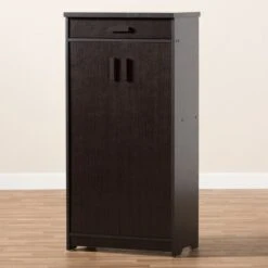 Bienna Modern And Contemporary Finished Shoe Cabinet Dark Brown - Baxton Studio 22 Bienna Modern And Contemporary Finished Shoe Cabinet Dark Brown - Baxton Studio -Home Furniture Shop-Baxton Studio GUEST 34d84440 ea64 4a53 af7e f9413885912b