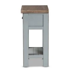 Hastin Two-Tone Wood 1 Drawer Nightstand Brown/Gray - Baxton Studio 14 Hastin Two-Tone Wood 1 Drawer Nightstand Brown/Gray - Baxton Studio -Home Furniture Shop-Baxton Studio GUEST 375791b6 5283 459d 86b8 cd12865dc03e