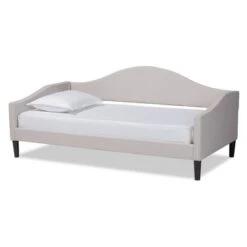 Twin Milligan Upholstered And Wood Daybed - Baxton Studio -Home Furniture Shop-Baxton Studio GUEST 39a5cc62 6d65 42c5 859c cc549b621006