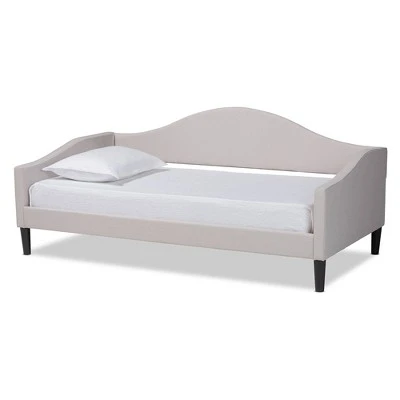 Twin Milligan Upholstered And Wood Daybed - Baxton Studio 11 Twin Milligan Upholstered And Wood Daybed - Baxton Studio - Image 9
