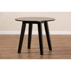 35" Ela Wide Round Wood Dining Table - Baxton Studio -Home Furniture Shop-Baxton Studio GUEST 3a20be65 97a1 4391 bdb9 c74679b03f7b