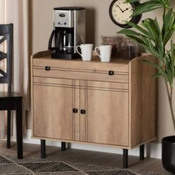 Patterson Wood 2 Door Kitchen Storage Cabinet Oak Brown - Baxton Studio 15 Patterson Wood 2 Door Kitchen Storage Cabinet Oak Brown - Baxton Studio -Home Furniture Shop-Baxton Studio GUEST 3a9a2ab7 3dfb 4840 a083 bf04992b7d98