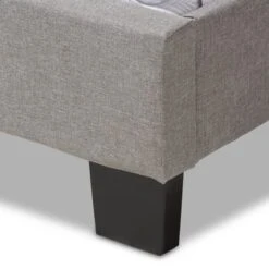 Cassandra Modern And Contemporary Fabric Upholstered Bed - Baxton Studio 12 Cassandra Modern And Contemporary Fabric Upholstered Bed - Baxton Studio -Home Furniture Shop-Baxton Studio GUEST 3d586ea9 3144 441a 9860 5d0efbd55140