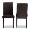 Set Of 2 Mia Modern And Contemporary Faux Leather Upholstered Dining Chairs Dark Brown - Baxton Studio 1 Set Of 2 Mia Modern And Contemporary Faux Leather Upholstered Dining Chairs Dark Brown - Baxton Studio -Home Furniture Shop-Baxton Studio GUEST 3e2c85df a4a6 44e3 82d0 92ae84f88d8b