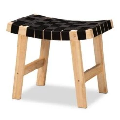 Nahla Rustic Wood Accent Bench Black/Oak Brown - Baxton Studio -Home Furniture Shop-Baxton Studio GUEST 3ef23a79 4f99 4aa7 9696 d9f995f0bf64