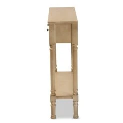 3 Drawer Calvin Wood Entryway Console Table - Baxton Studio -Home Furniture Shop-Baxton Studio GUEST 3fe6b9a6 e73d 44bc 918c 719c31c3f6dc