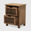 Clement 2 Drawer Wood Spindle Nightstand Brown - Baxton Studio 2 Clement 2 Drawer Wood Spindle Nightstand Brown - Baxton Studio -Home Furniture Shop-Baxton Studio GUEST 42559c21 ec1d 4ef8 a7f9 b61d3770a1b4