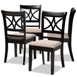 Set Of 4 Clarke Dining Chair - Baxton Studio -Home Furniture Shop-Baxton Studio GUEST 42c82dd5 45ec 424b 90c6 07340e08b29e