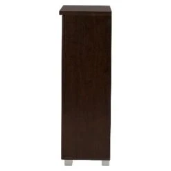 Adalwin Modern And Contemporary 2-Door Wooden Entryway Shoes Storage Cabinet - Dark Brown - Baxton Studio -Home Furniture Shop-Baxton Studio GUEST 44dcdfcc 9ea7 4f84 ae96 d1aabeed2058