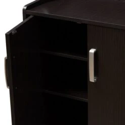 Verdell Modern And Contemporary Finished Shoe Cabinet Dark Brown - Baxton Studio -Home Furniture Shop-Baxton Studio GUEST 46279e0a d2ea 43dc 94bd 24ea62c1a7bd
