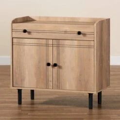 Patterson Wood 2 Door Kitchen Storage Cabinet Oak Brown - Baxton Studio 16 Patterson Wood 2 Door Kitchen Storage Cabinet Oak Brown - Baxton Studio -Home Furniture Shop-Baxton Studio GUEST 474bc75b 0560 49be 88d0 630e719426cb