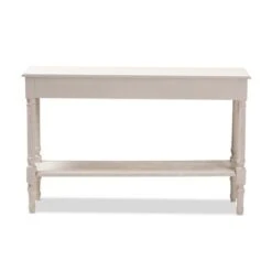 Ariella Whitewashed 1 Drawer Console Table White - Baxton Studio 14 Ariella Whitewashed 1 Drawer Console Table White - Baxton Studio -Home Furniture Shop-Baxton Studio GUEST 48263d4c 197e 444b 9c36 a064c3801af0