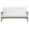 Mid-Century Masterpieces Sofa White - Baxton Studio -Home Furniture Shop-Baxton Studio GUEST 49838507 1d19 4852 9389 a397ea783ab7