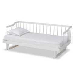 Twin To King Muriel Expandable Spindle Daybed - Baxton Studio 23 Twin To King Muriel Expandable Spindle Daybed - Baxton Studio -Home Furniture Shop-Baxton Studio GUEST 4a99a099 26af 49e0 8caa cc30378aafc2