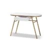Mabel Metal Console Table With Faux Marble Tabletop Gold - Baxton Studio -Home Furniture Shop-Baxton Studio GUEST 4adb6e98 1ca4 432e b4bb a3348a4c8e8b