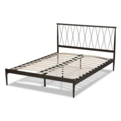 Full Nano Metal Platform Bed Black - Baxton Studio -Home Furniture Shop-Baxton Studio GUEST 4b0cea8c 26c0 4f78 9ce1 48b5c30d7205