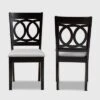 2pc Lenoir Upholstered Wood Dining Chair Set - Baxton Studio -Home Furniture Shop-Baxton Studio GUEST 4b725cc7 4e97 4938 a90b d0636552a76e