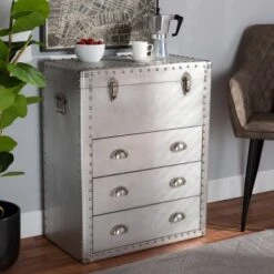 Serge Metal 3 Drawer Accent Storage Chest Silver - Baxton Studio 19 Serge Metal 3 Drawer Accent Storage Chest Silver - Baxton Studio -Home Furniture Shop-Baxton Studio GUEST 4c3348ff 29a5 400c ac92 c534b04ad31e