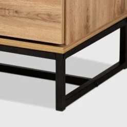 Reid Wood And Metal 4 Drawer Dresser Oak/Black - Baxton Studio 14 Reid Wood And Metal 4 Drawer Dresser Oak/Black - Baxton Studio -Home Furniture Shop-Baxton Studio GUEST 4d735432 2abe 4bef 846c f2ff7ee3b0cf