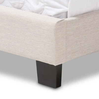 Willis Modern And Contemporary Fabric Upholstered Bed - Baxton Studio 6 Willis Modern And Contemporary Fabric Upholstered Bed - Baxton Studio - Image 4