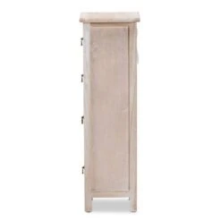 Seanna Wood 4 Drawer Storage Unit Light Brown - Baxton Studio -Home Furniture Shop-Baxton Studio GUEST 51a6ed7e fe75 4275 8080 19723649e282