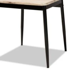 4pc Honore Wood And Metal Dining Chair Set Light Brown/Black - Baxton Studio -Home Furniture Shop-Baxton Studio GUEST 52100866 cfc9 4aaa b2a4 62858541210a