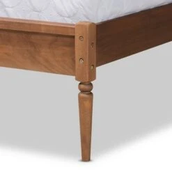 Neilan Wood Platform Bed Walnut Brown - Baxton Studio 16 Neilan Wood Platform Bed Walnut Brown - Baxton Studio -Home Furniture Shop-Baxton Studio GUEST 522a5a4a 57f5 4242 af40 0b84e5daa298