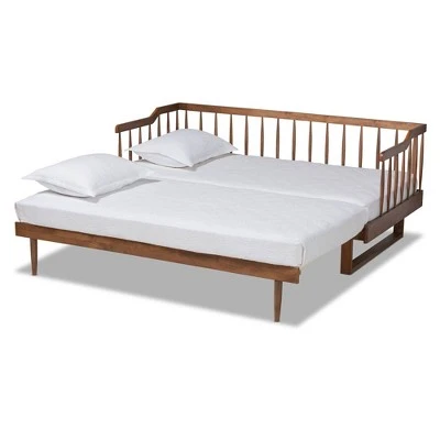 Twin To King Muriel Expandable Spindle Daybed - Baxton Studio 4 Twin To King Muriel Expandable Spindle Daybed - Baxton Studio - Image 2