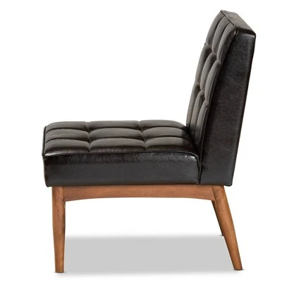 Sanford Wood Dining Chair - Baxton Studio 4 Sanford Wood Dining Chair - Baxton Studio - Image 2